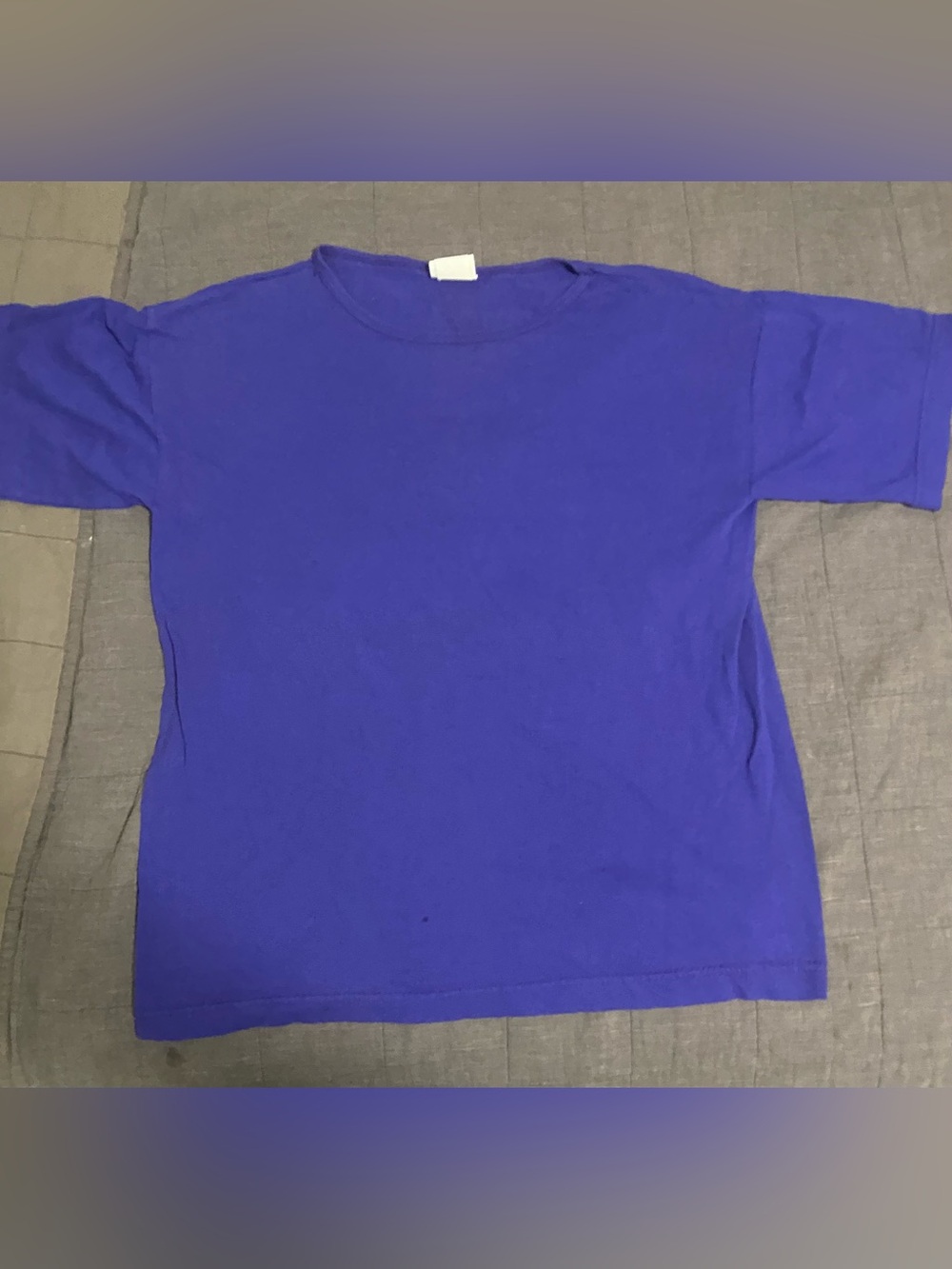 Trend basic medium purple shirt